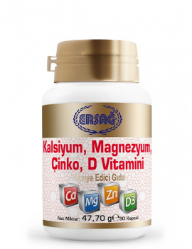 Ersağ Kalsiyum Magnezyum Cinko D Vitamini